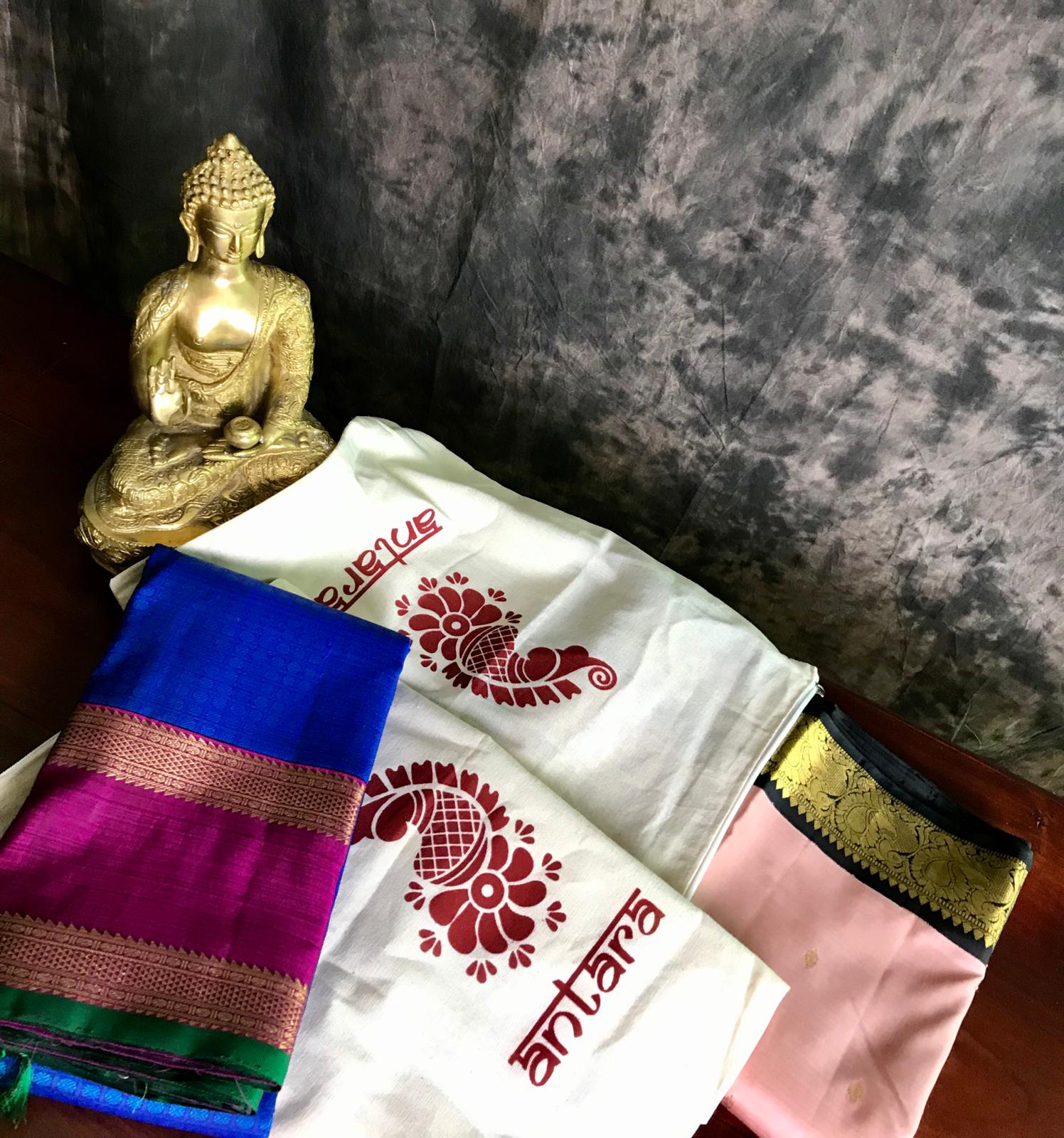 Zipped saree bags (Set of 10 120/) Paalaguttapalle Bags