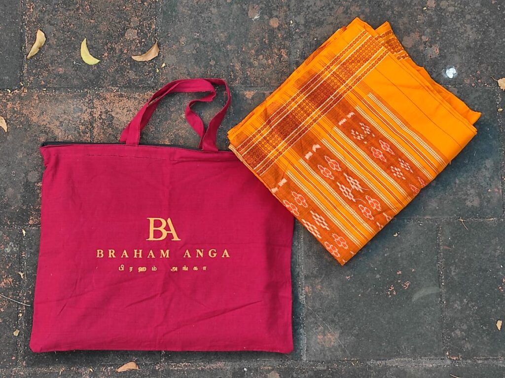 Colour Saree Bags, Tote Style (Set of 10) Paalaguttapalle Bags